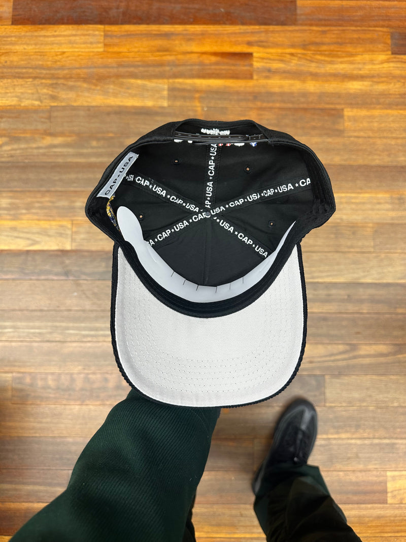 CAP USA All Black Snapback