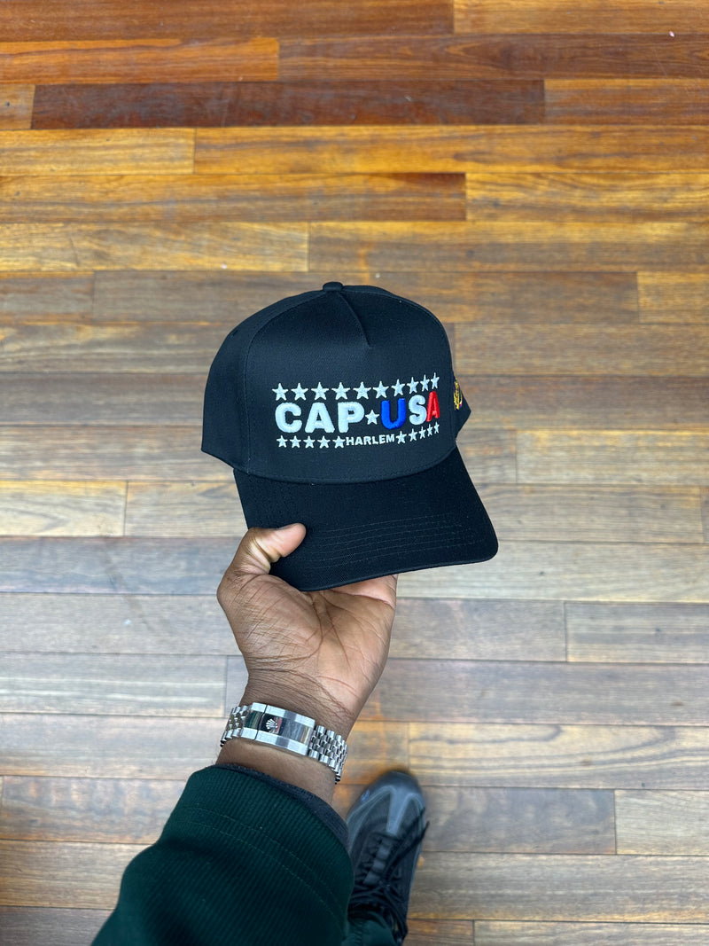 CAP USA All Black Snapback