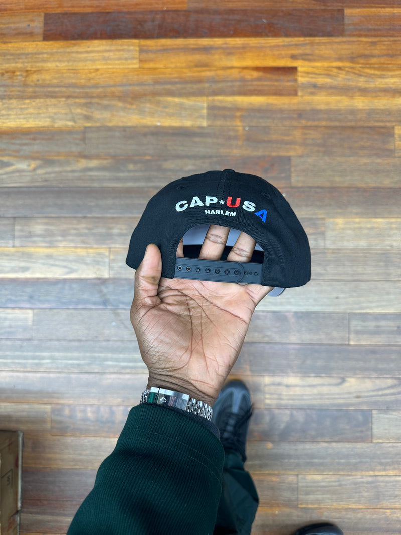 CAP USA All Black Snapback