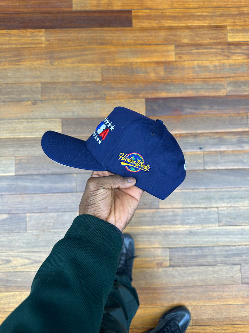 CAP USA All Navy Blue SnapBack