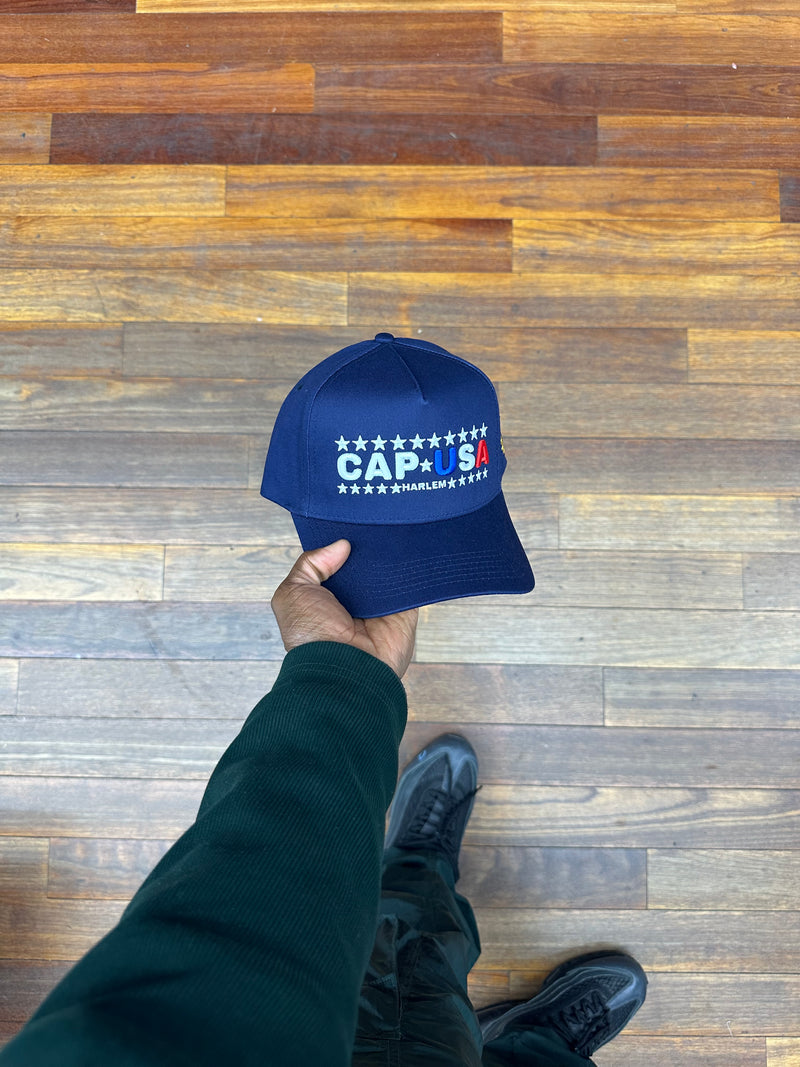 CAP USA All Navy Blue SnapBack