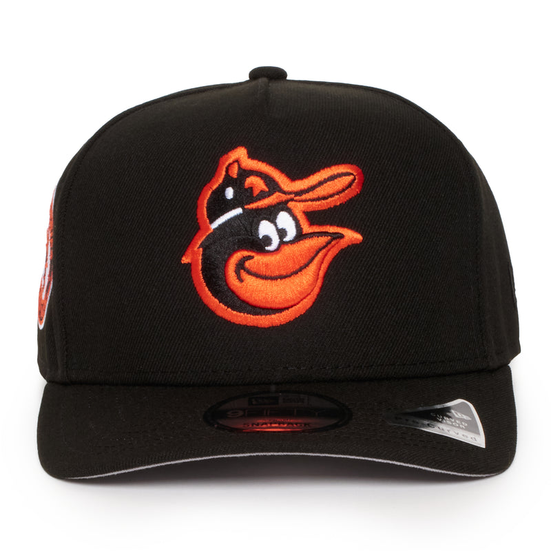 Baltimore Orioles Black 950 AFrame 66 WS Snap Back