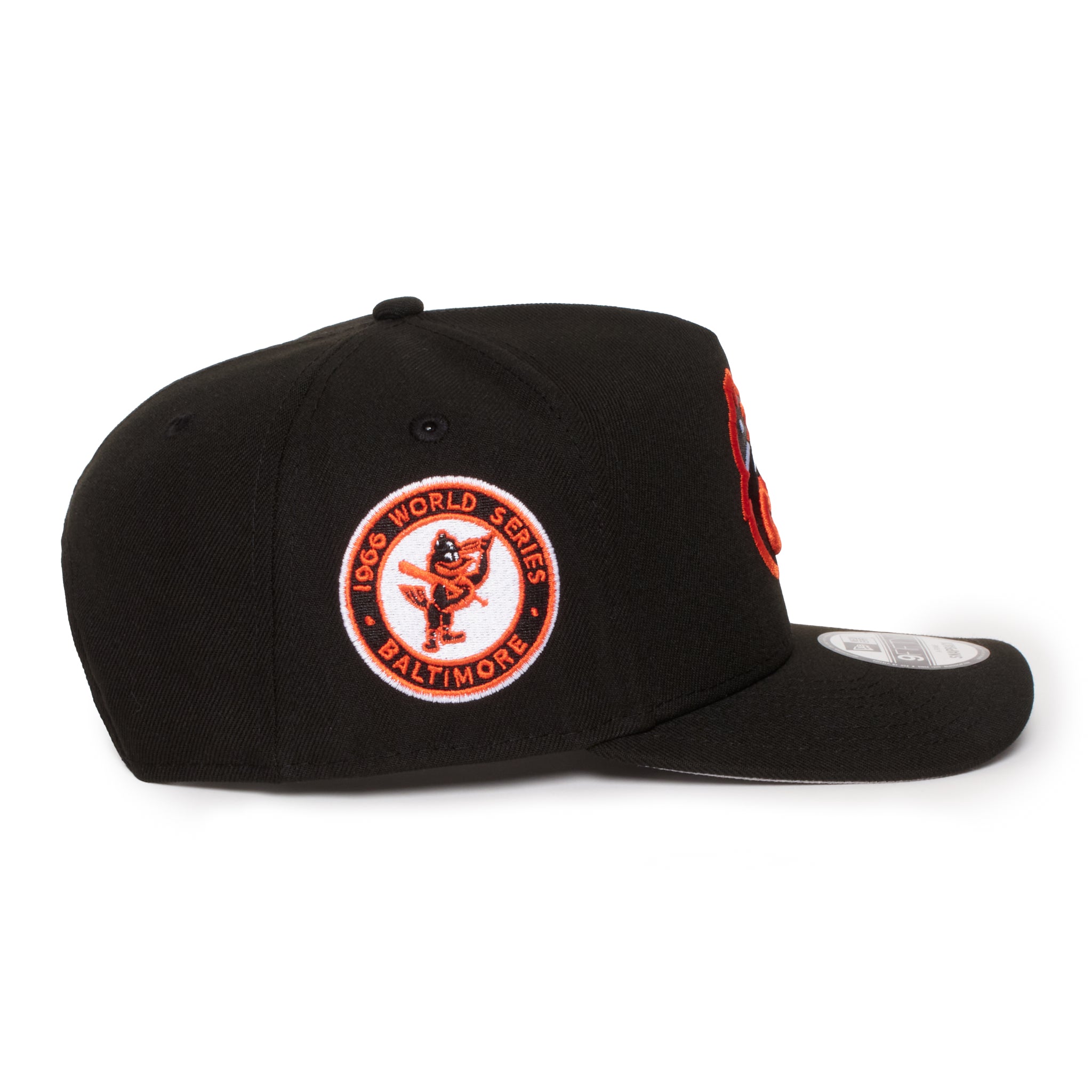 Baltimore Orioles Black 950 AFrame 66 WS Snap Back