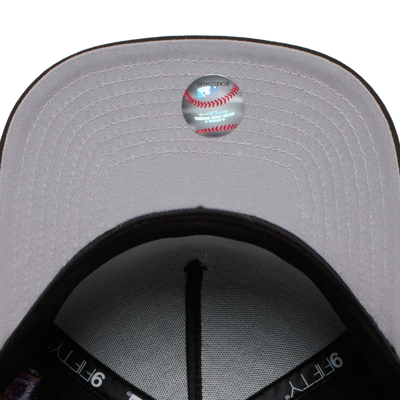 Baltimore Orioles Black 950 AFrame 66 WS Snap Back