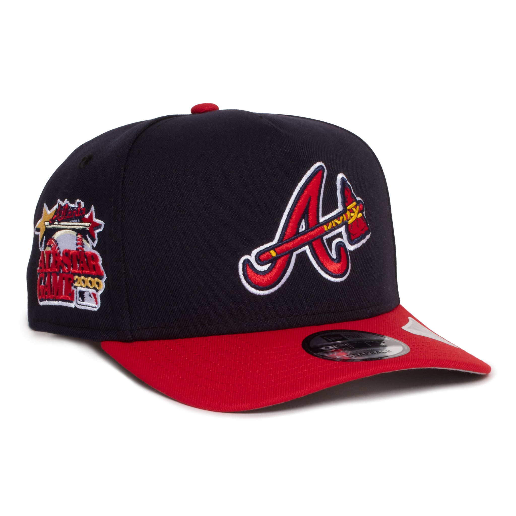 Atlanta Braves Navy and Red 950 AFrame 00 ASG Snap Back