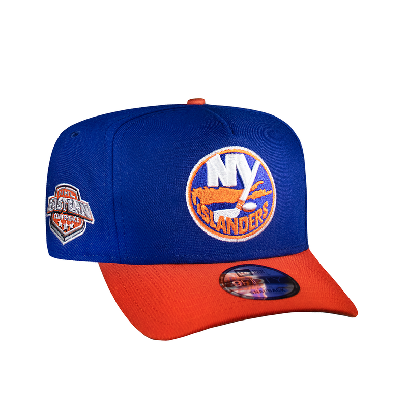New York Islanders Royal Blue and Orange 950 AFrame Snap Back