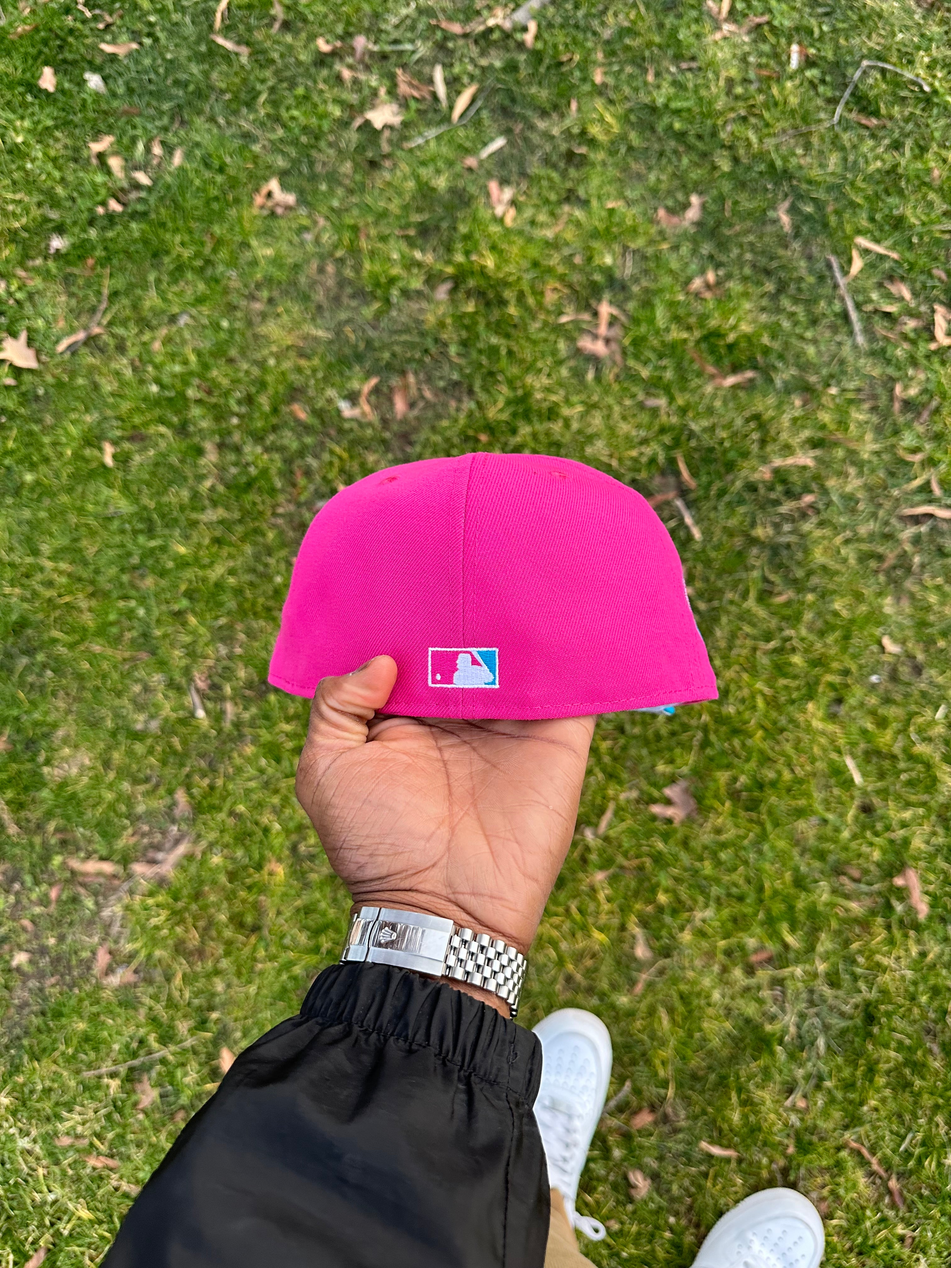 New York Yankees Pink Glow & Blue 1921 World Series
