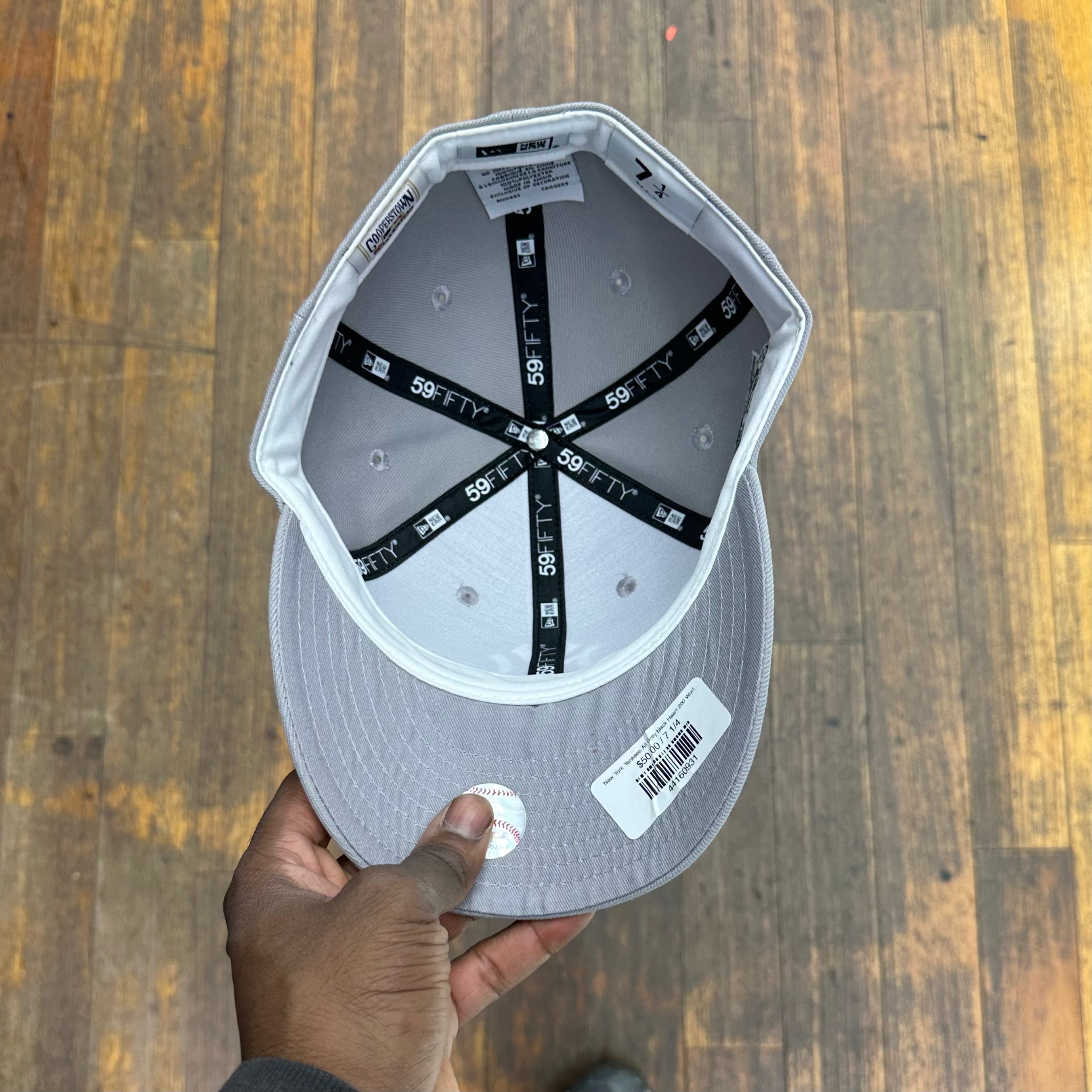New York Yankees All Grey black Heart 2000 World Series