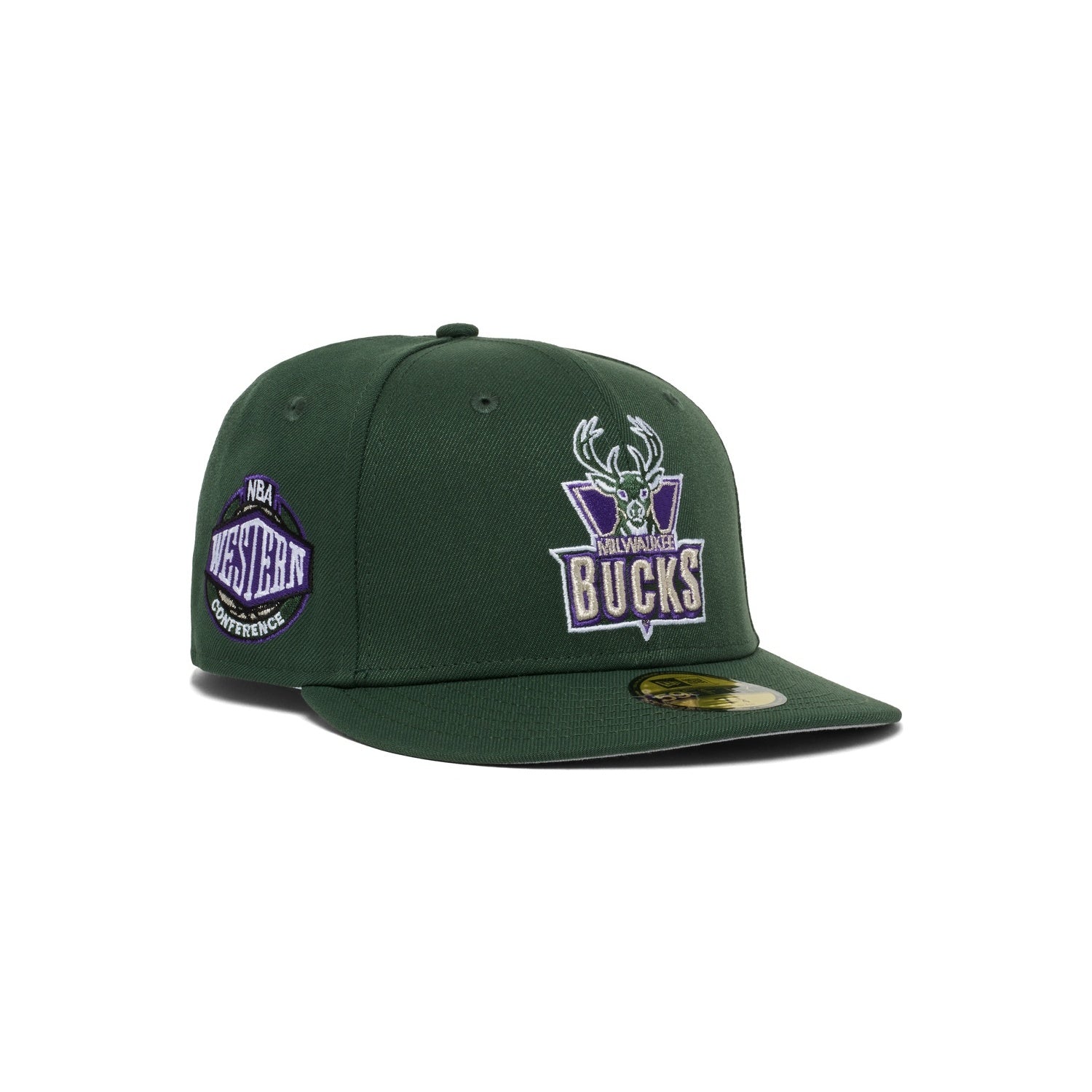 Milwaukee Bucks Emerald Green 70's Western Conference