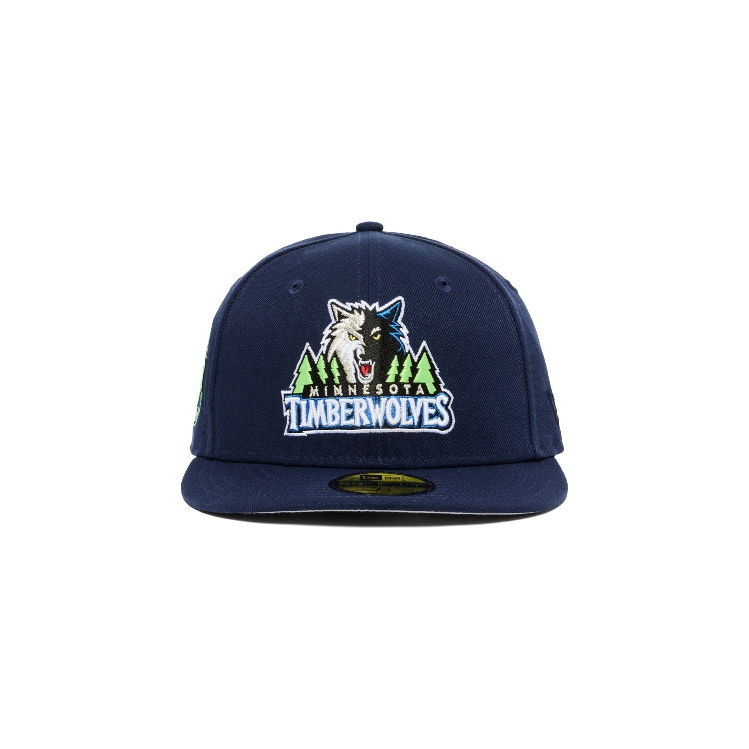 Minnesota Timberwolves Ocean Side Blue Lime Green Western