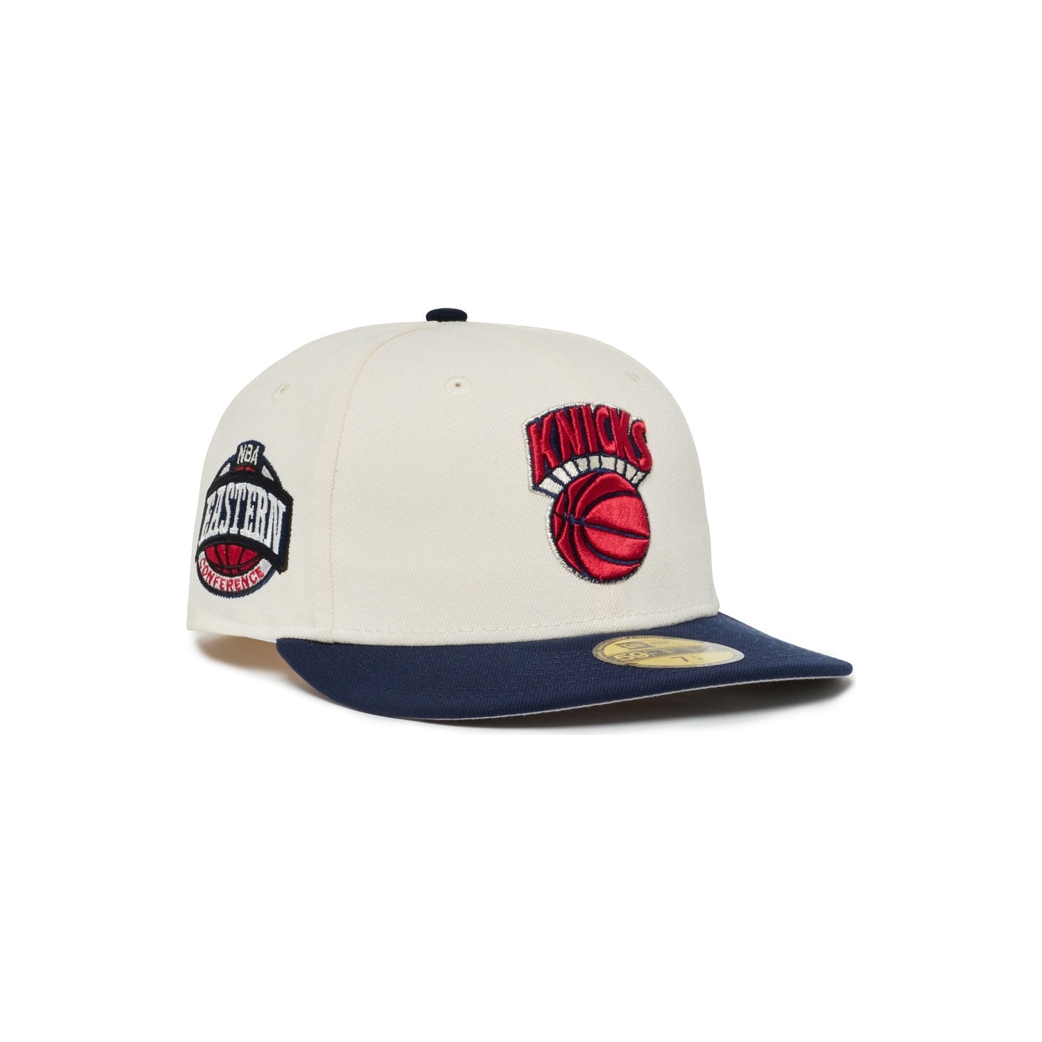 New York Knicks Creme and Navy Easrern