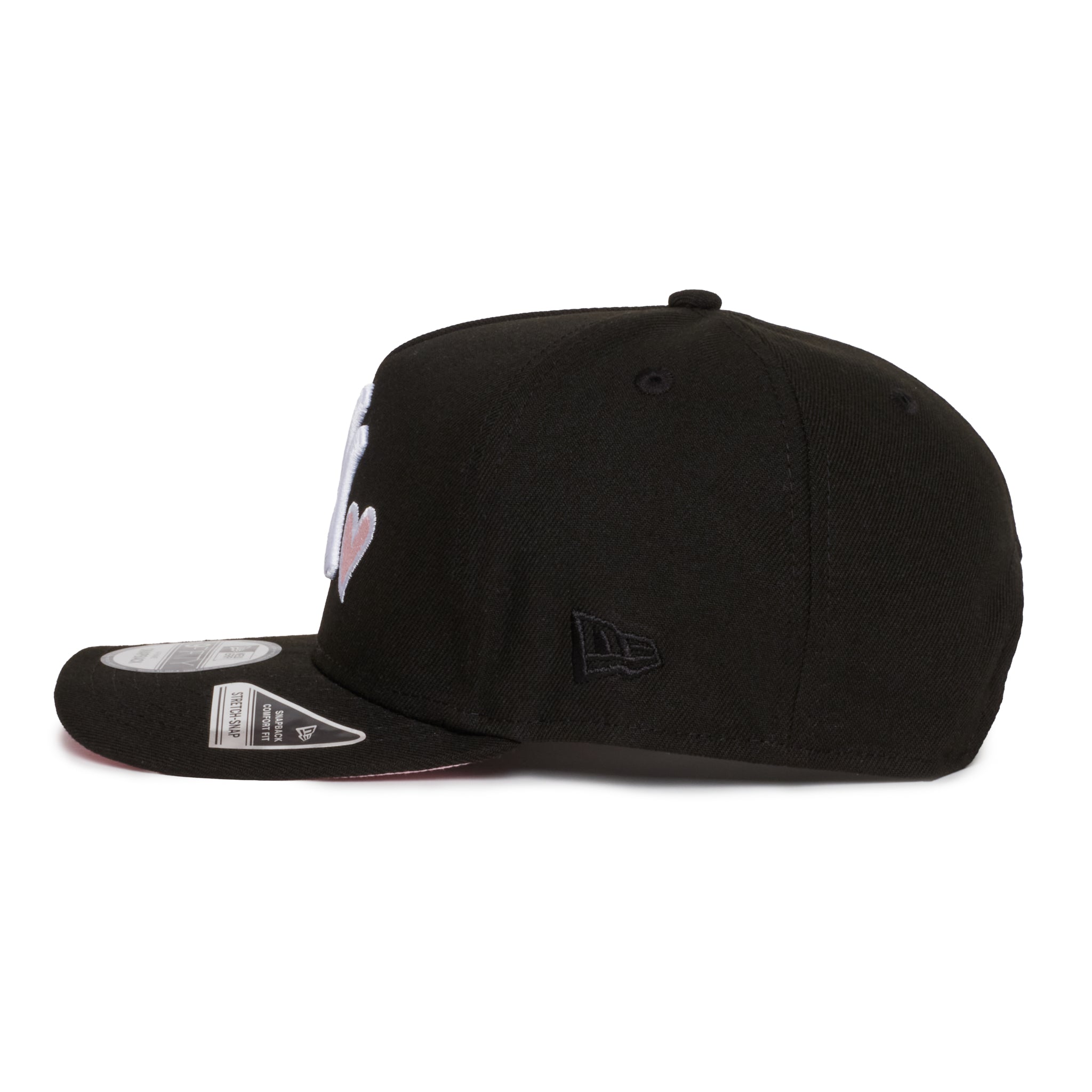 New York Yankees Black Pink Heart 950 AFrame 00 WS Patch  Snap Back