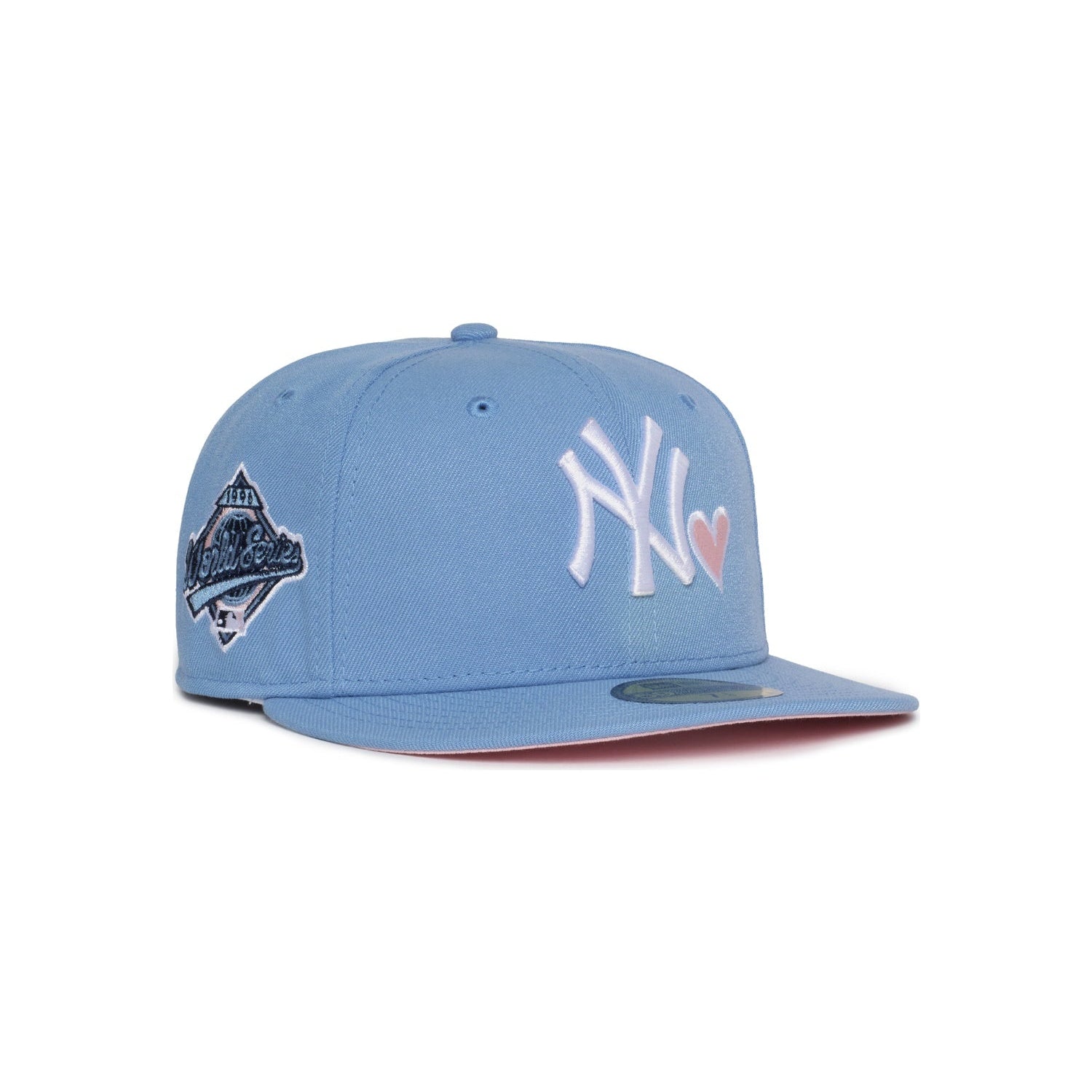 New York Yankees Sky Blue w/  Pink Heart Pink uv  1996 World Series