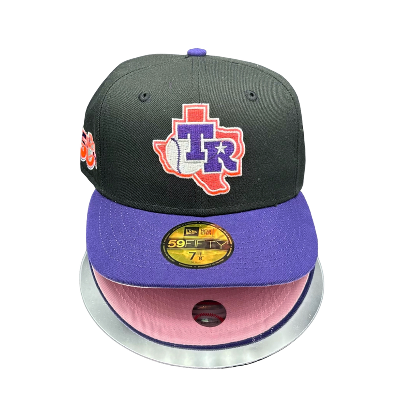 Texas Rangers Black & Purple w/ Pink 50th