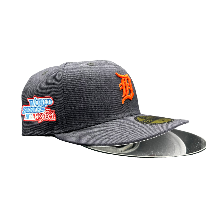 Detroit Tigers All Navy Orange Logo 1984 WS.