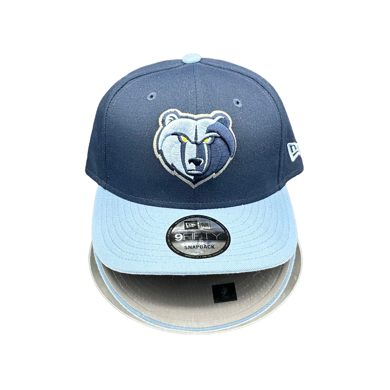 Memphis Grizzlies Navy and Sky Blue 950 Snap