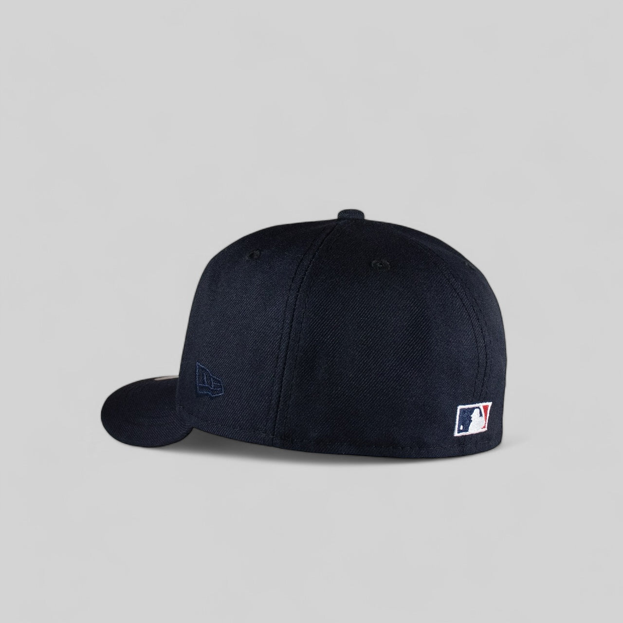 Atlanta Braves All Navy Script Fulton Stadium