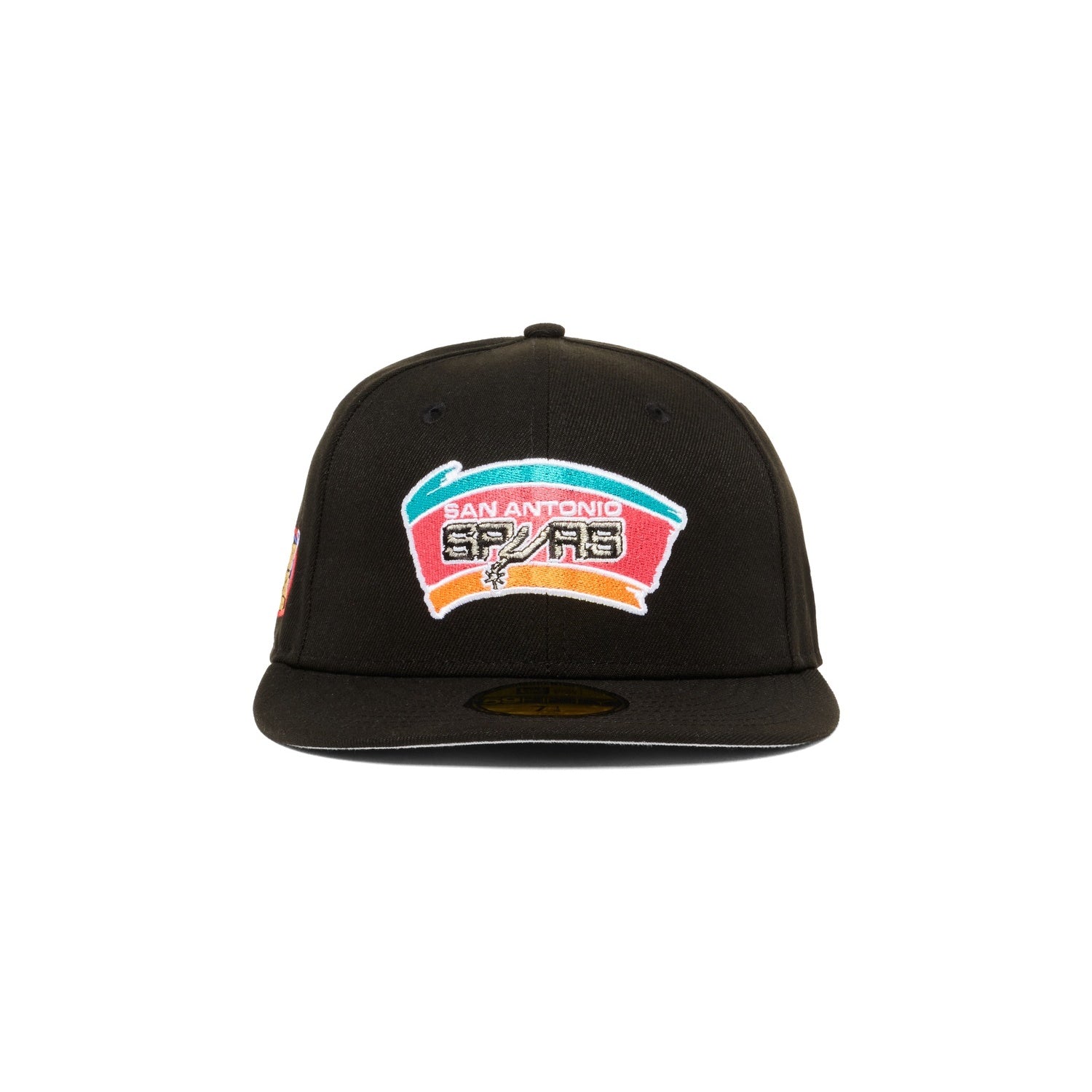 San Antonio Spurs Black Colorful Logo 1999 Finals