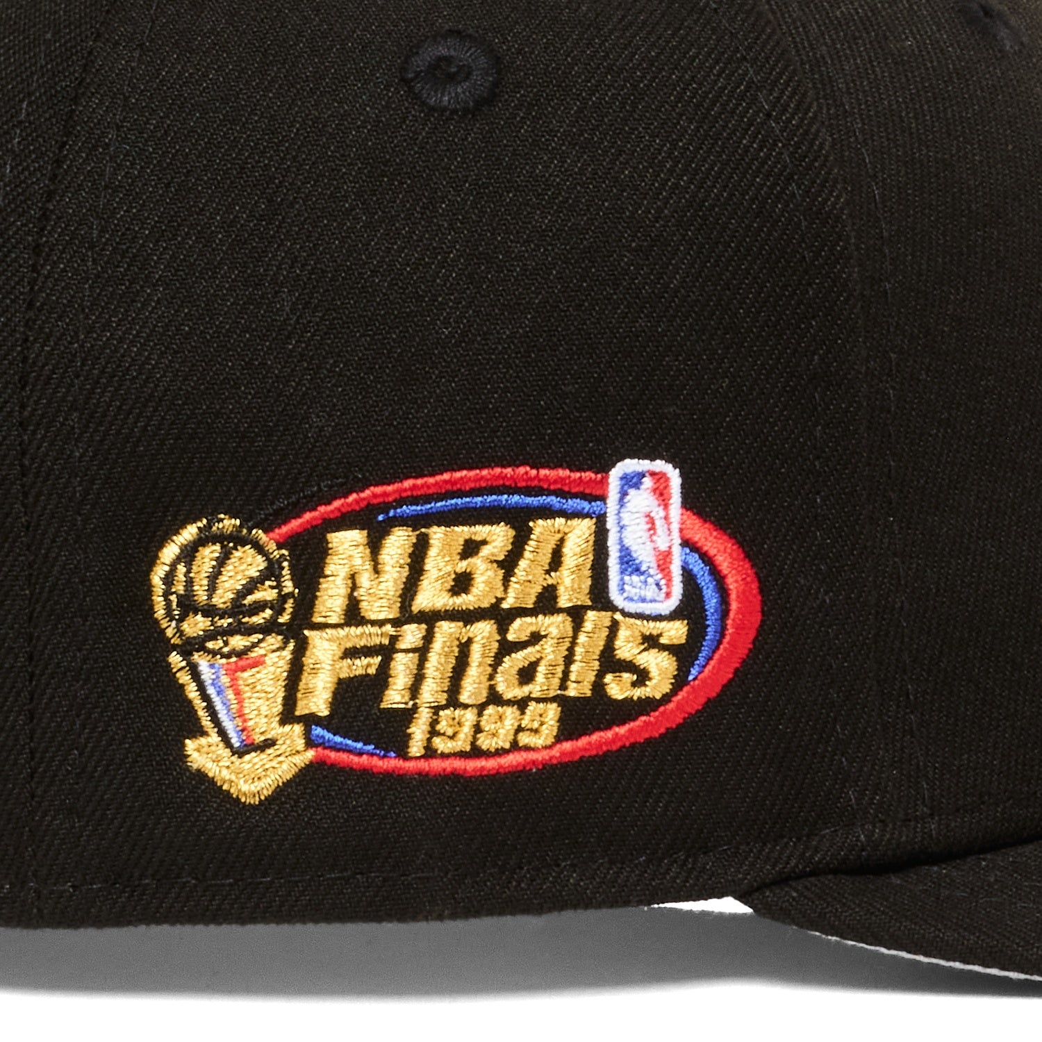 San Antonio Spurs Black Colorful Logo 1999 Finals