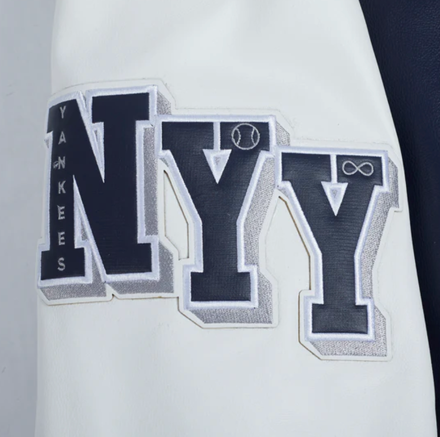 New York Yankees All Navy Leather Jacket