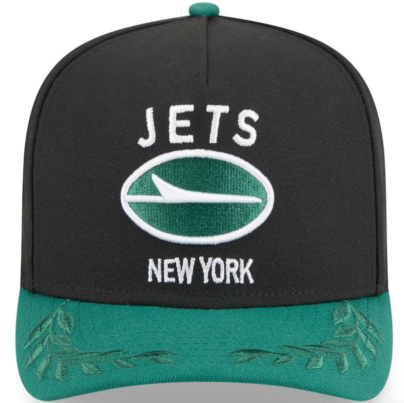 New York Jets Black NFL25 DRAFT 950 AFrame Snap Back