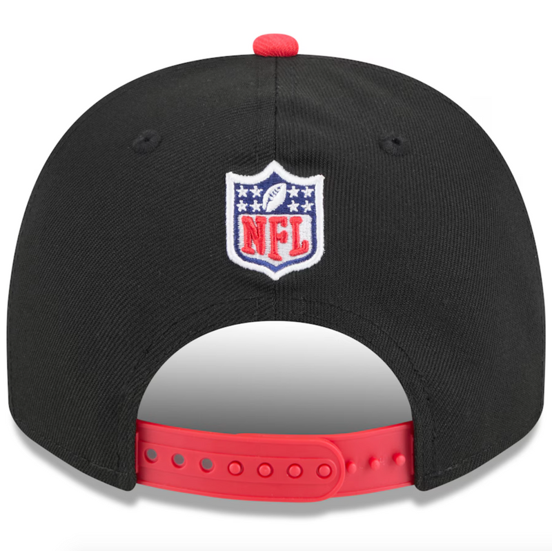 Kansas City Chiefs Black NFL25 DRAFT 950 AFrame Snap Back