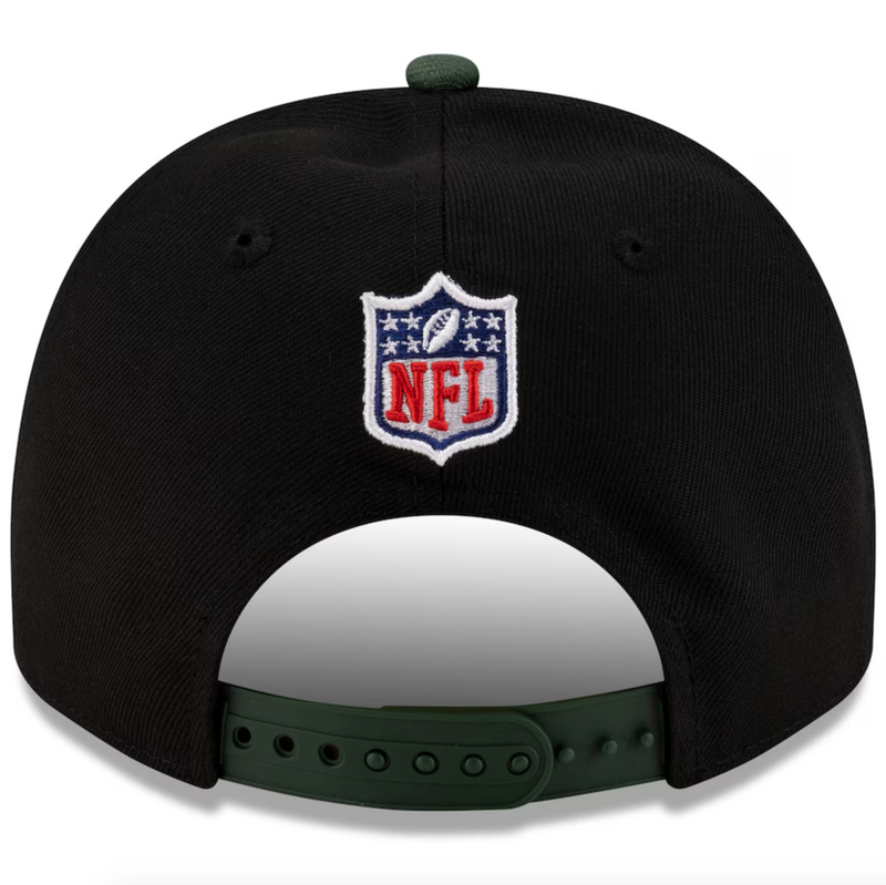 Green Bay Packers Black NFL25 DRAFT 950 AFrame Snap Back