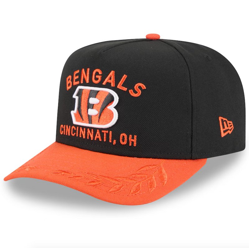 Cincinnatti Bengals Black NFL25 DRAFT 950 AFrame Snap Back