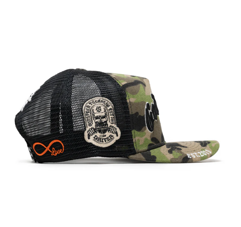 GODSPEED Forever All Camo Trucker Snap Back