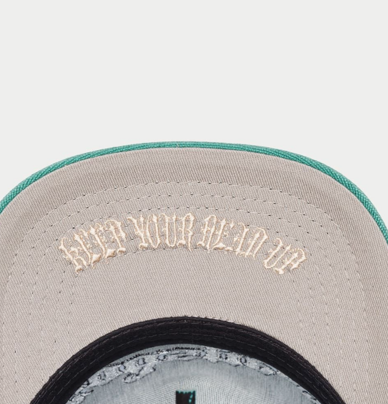 GODSPEED Forever Teal Washed Trucker Snap Back