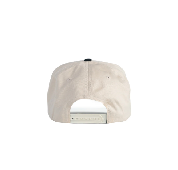 DAD GANG Cream and Black Trucker Snapback