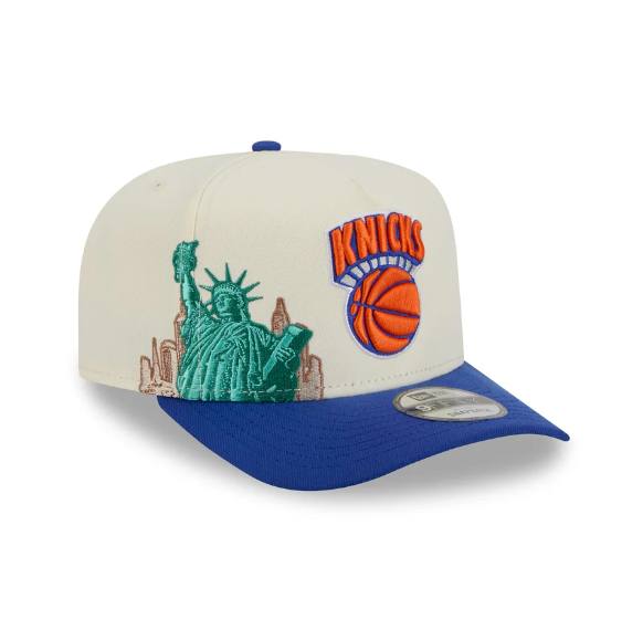 New York Knicks HWC Chrome White 9FIFTY A-Frame Snapback