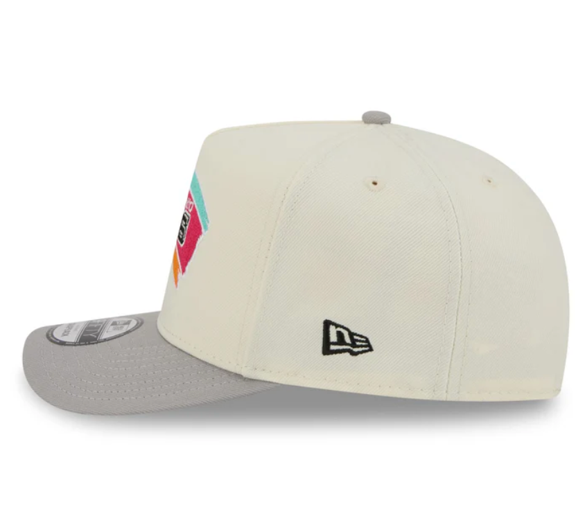 San Antonio Spurs HWC Chrome White 9FIFTY A-Frame Snapback