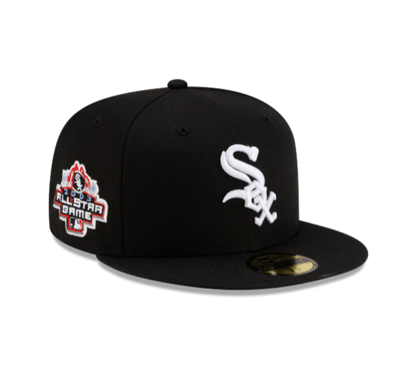 Chicago White Sox All Black w/ White "N.E" 2003 All Star Game