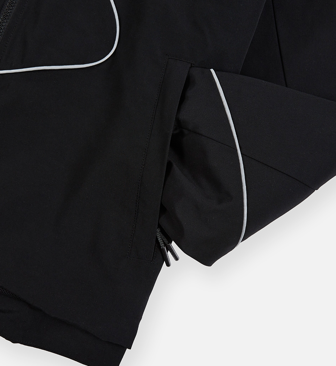 PLANES NYLON Black REFLECTIVE LINED Jacket