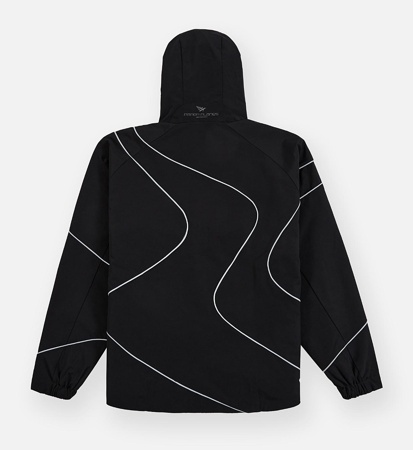 PLANES NYLON Black REFLECTIVE LINED Jacket