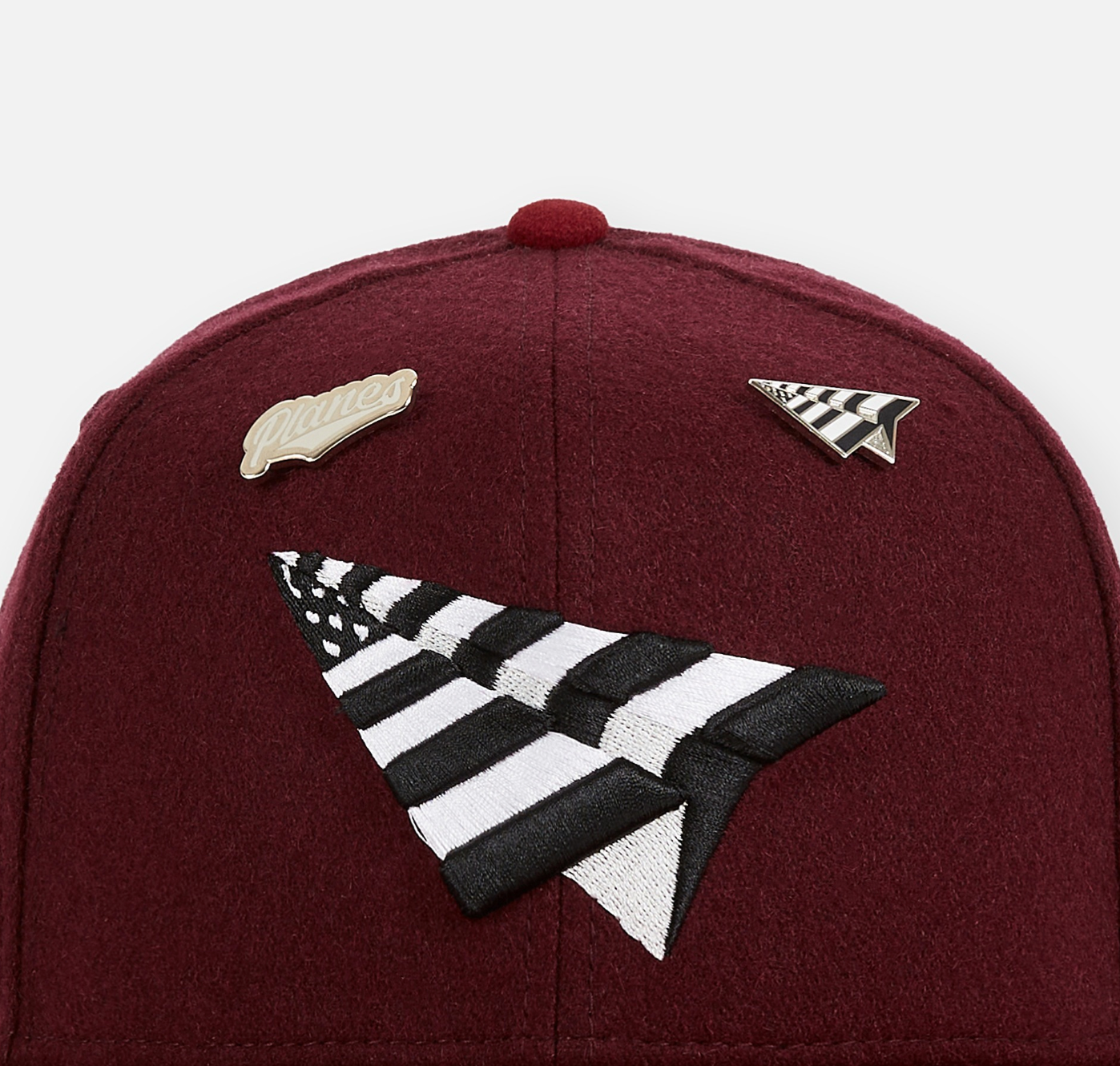 Wool Melton Two Tone 950 Snapback Crown w/ Suede UV