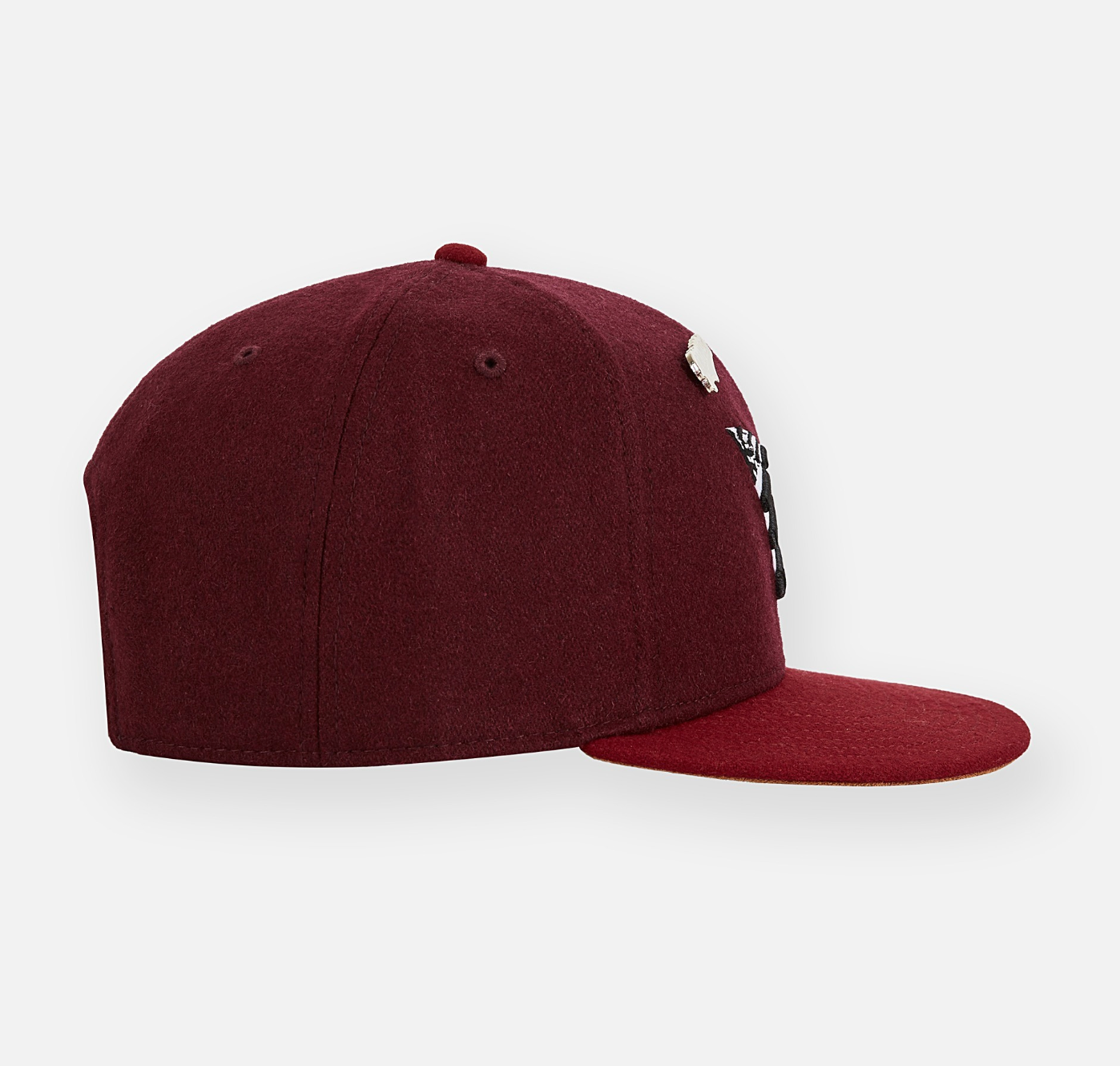 Wool Melton Two Tone 950 Snapback Crown w/ Suede UV