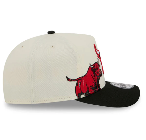 Chicago Bulls HWC Chrome White 9FIFTY A-Frame Snapback