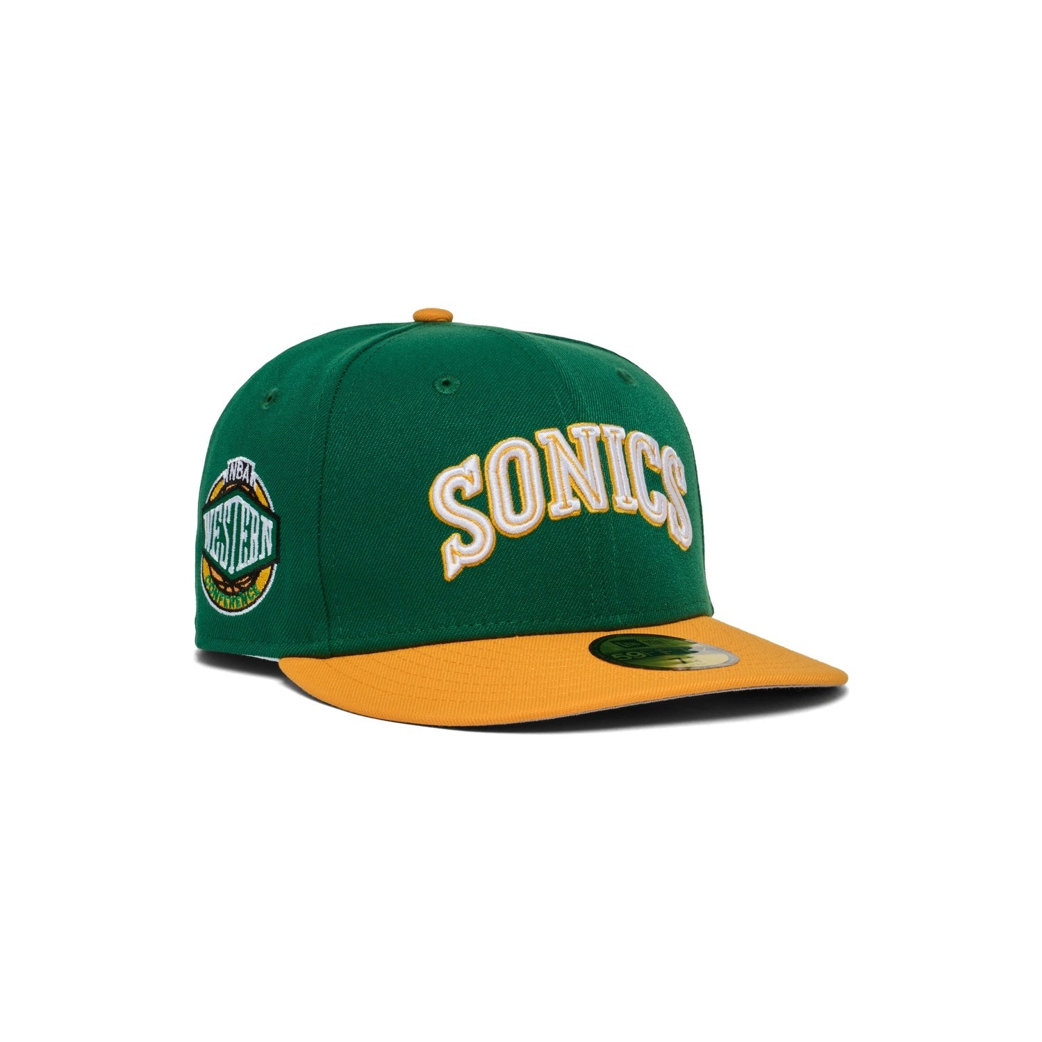 Seattle Supersonics Green and Yellow Western Conference