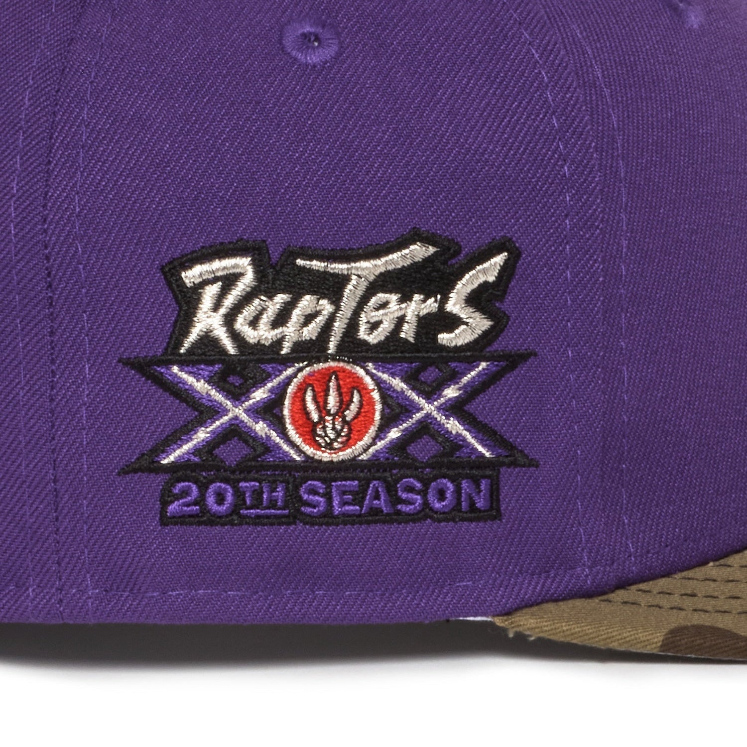 Toronto Raptors Purple and Camo 20 Seasons