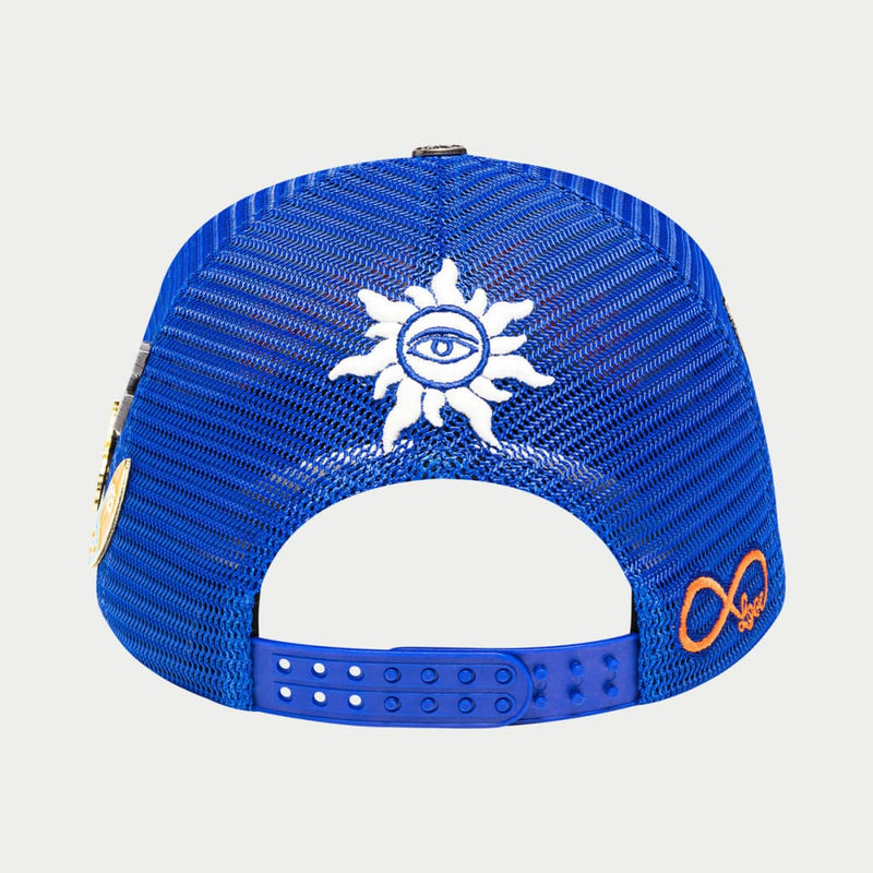 GODSPEED Forever Royal Blue & Orange Trucker Hat