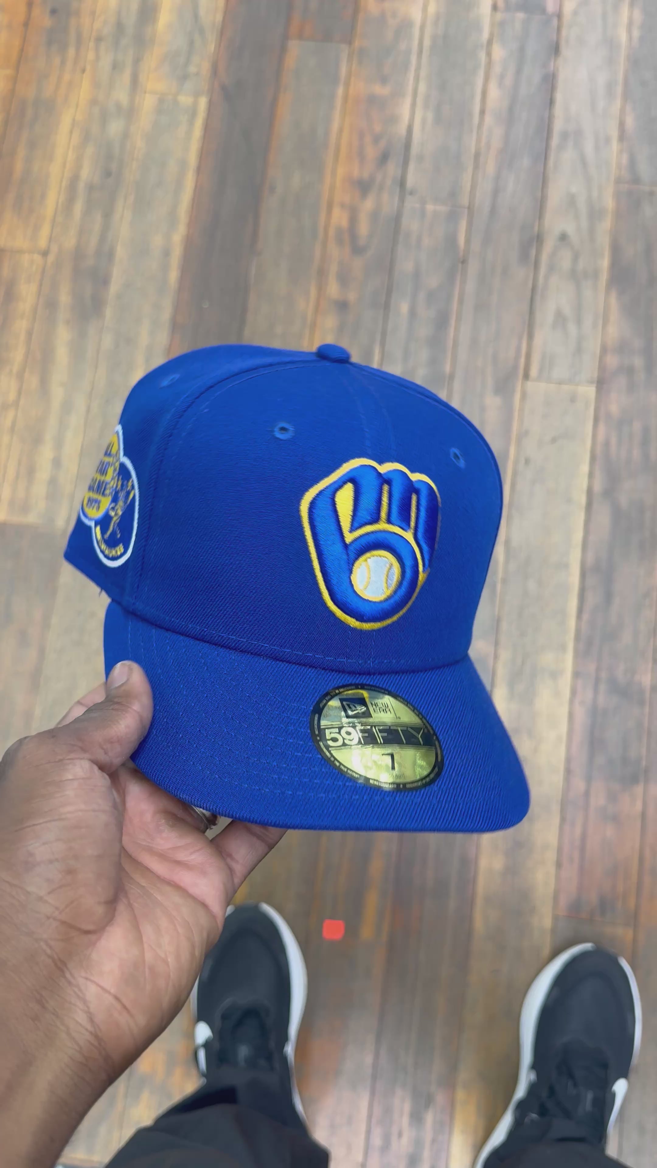 Milwaukee Brewers All Royal Blue 1975 All Star Game