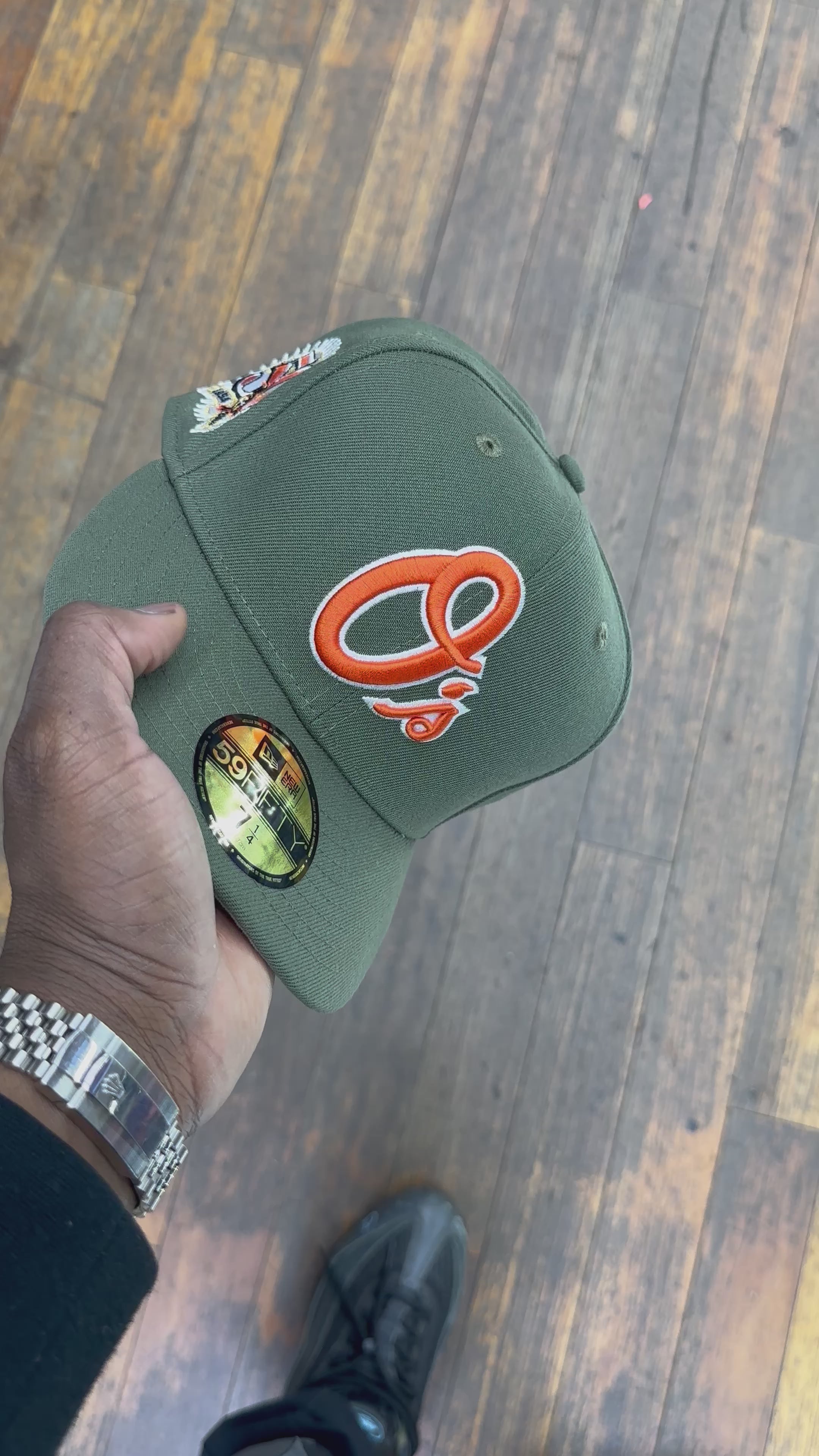 Baltimore Orioles Olive Green 50Th Anniversary