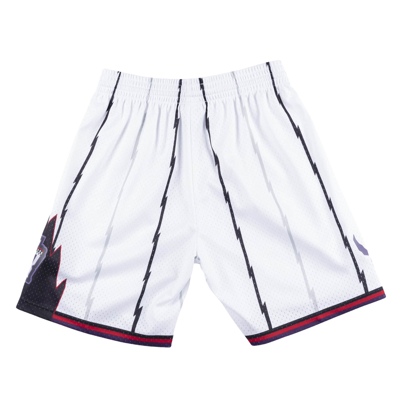 Toronto Raptors White Striped Shorts