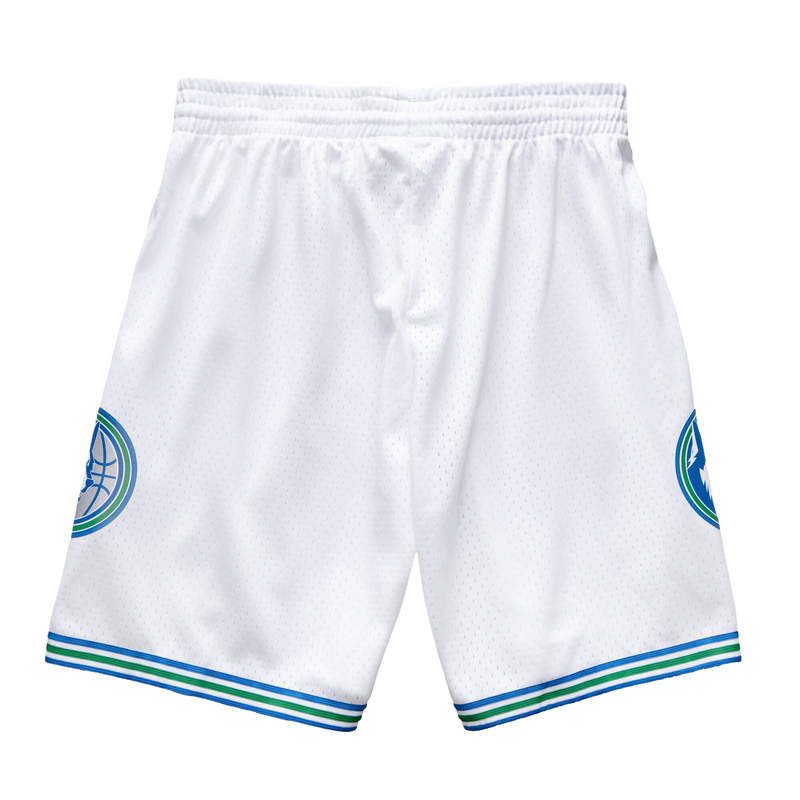 Minnesota Timberwolves White Shorts 1995