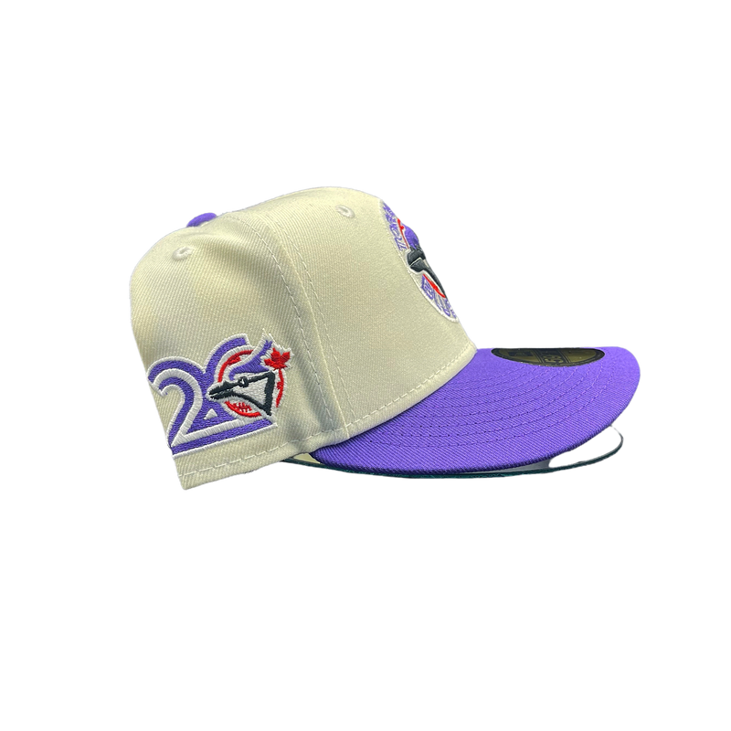 Toronto Blue Jays Creme Chrome White & Purple 20Th