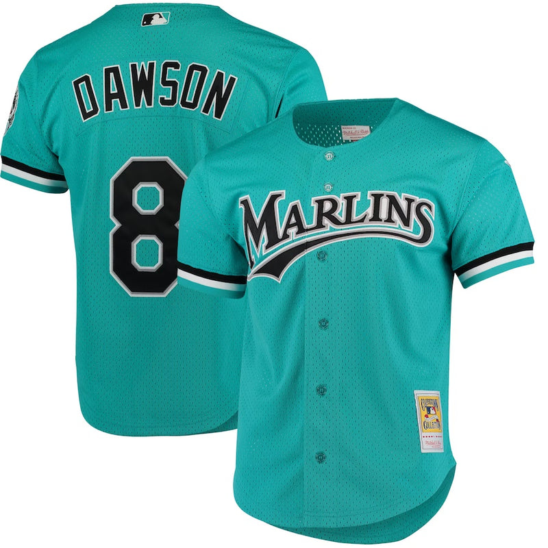 Florida Marlins Teal Jersey Dawson 8