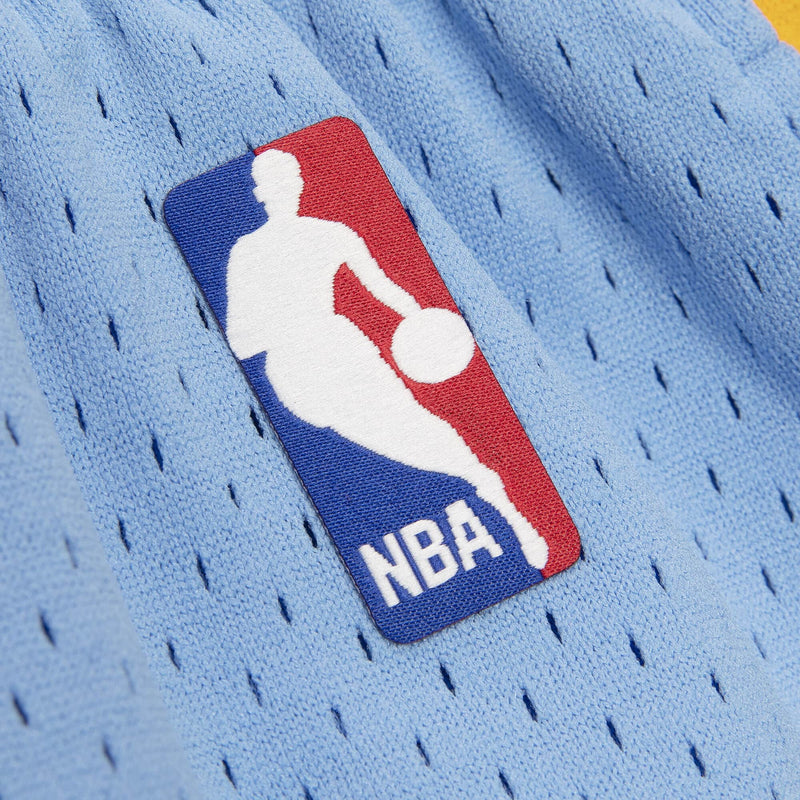 Los Angeles Lakers Sky & Yellow Shorts 2001