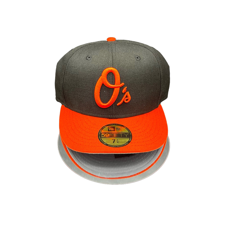 BALT. ORIOLES 2T BLACK+ORANGE GREY UV “O”